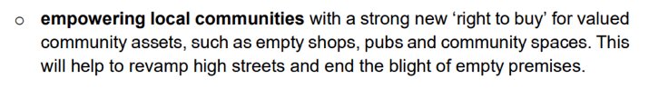 We’re so pleased to see the Government include our ask of a Community Right to Buy in their new English Devolution Bill.

This could be genuinely transformative. We’re looking forward to working with the Government and MPs to make sure this genuinely empowers local people who