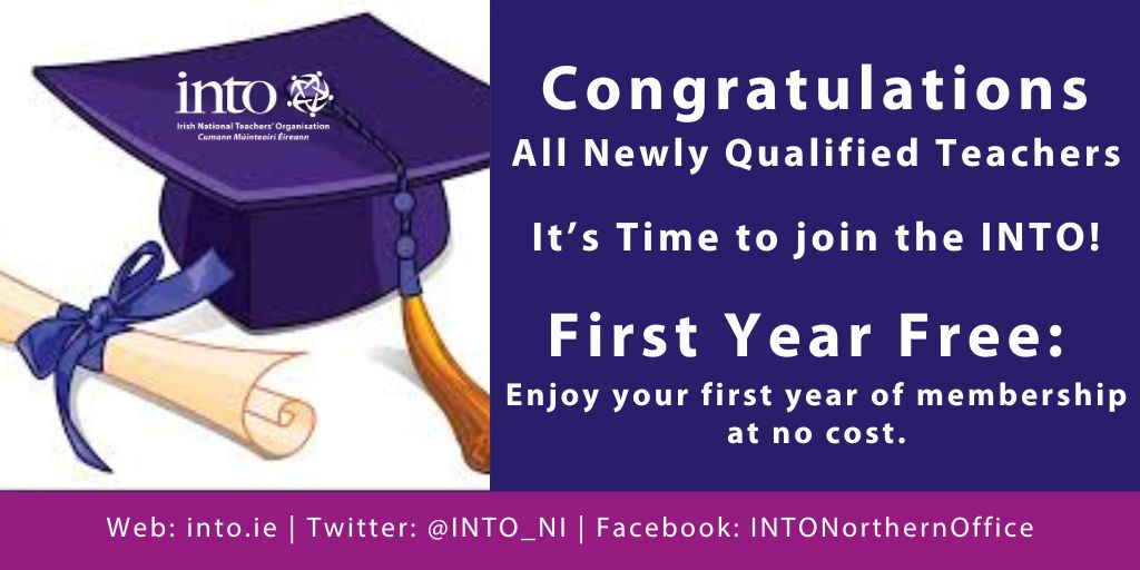 Starting your teaching career is an exciting journey, and having the right support is crucial. That’s where the INTO comes in! Click here to join today! into.ie/ni/join/nqts