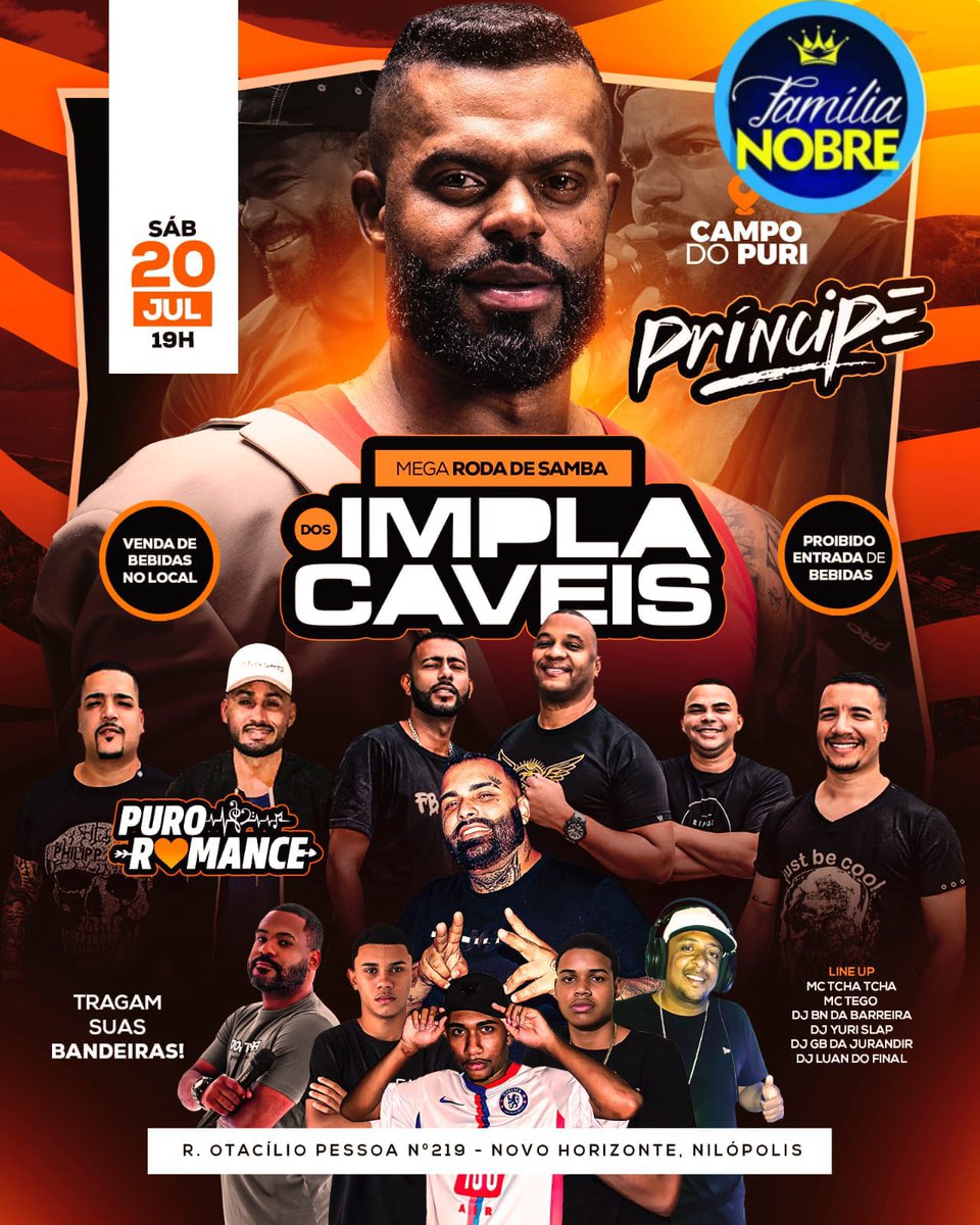 OsImplacaveisNh's tweet photo. Sábado agora o coro como na festa dos implacáveis.
Lembrando não e baile e festa de bate bola não e permitido entrada de bebidas entrada 0800 não e permitido barraca na porta do evento venham pra ser diverti não pra arrumar confusão https://t.co/EHA5oZcMBl