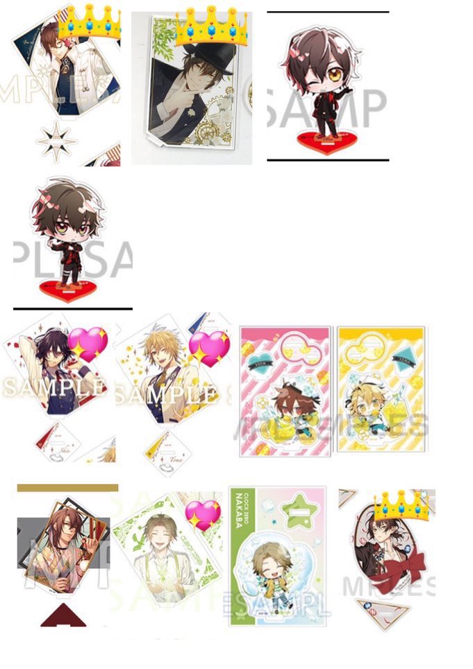 enjyu1102's tweet photo. 【交換 買取】固ツイ用 最新版
(RP不要です、いつもありがとうございます✨)

カラマリ ピオフィ コドリア 薄桜鬼 AMNESIA CLOCK ZERO 終ヴィル
求)画像のもの(👑>💖>無印) https://t.co/eXskC8rzMp