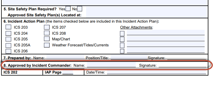 pannellkg's tweet image. Want to know who&apos;s responsible for the good, the bad, and the ugly for any planned event or no notice incident response? Look no further than this signature line.

#ics202 #incidentcommand #allhazards #fema #publicsafety #incidentcommander #unifiedcommand #hopeisnotaplanpodcast