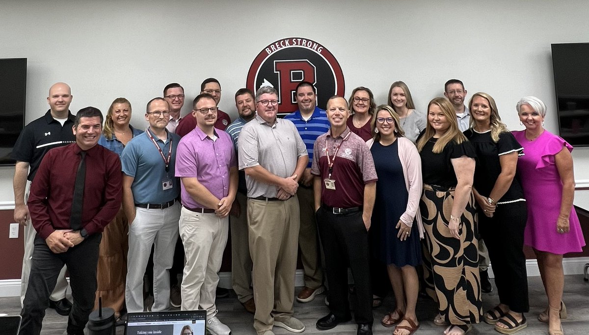 With the amazing leaders of Breckinridge County Schools today for CET update work today. #KASA