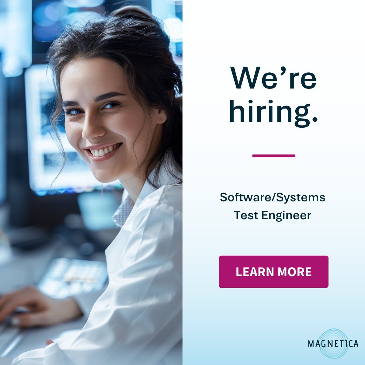 SciMagnetics's tweet photo. Job Opportunity - Brisbane (Australia). Full-time role. Sofware/Systems Test Engineer - MRI Product Development. Skills - verification/validation &amp; review of testability, completeness, &amp; adequacy of medical devices &amp; more. Job description here: https://t.co/K69gUnKT6C #techjobs https://t.co/DbrT36CYp4