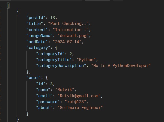 dilxcode's tweet photo. 🚀Day 12-
 Just implemented the Search Feature in My #SpringBoot Blogging App! 📝 Now users can search posts by title using both words and numeric values.

Key steps:

Properly handled wildcards in repository method
Cleaned up service layer logic
#Java #code #100DaysOfCode https://t.co/Yt6NhKdqf2