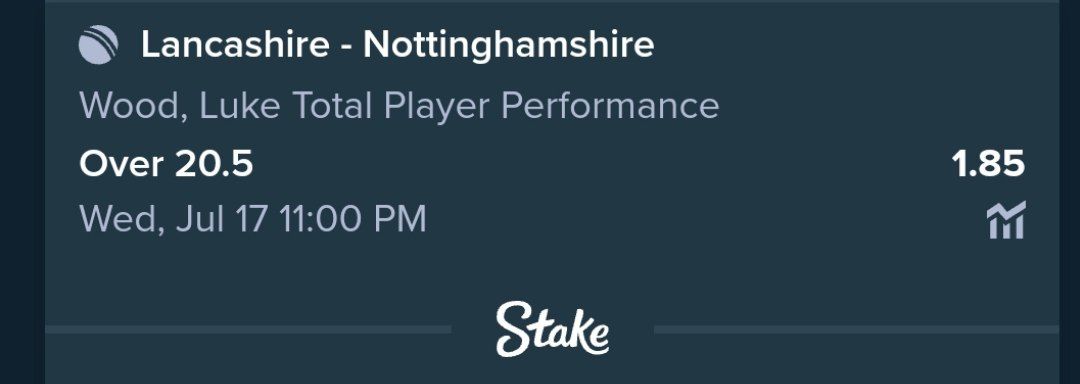 sportsaddictttt's tweet photo. Another bet apart from parlay
#vitalityblast #blastt20 https://t.co/imY7fDsjtO