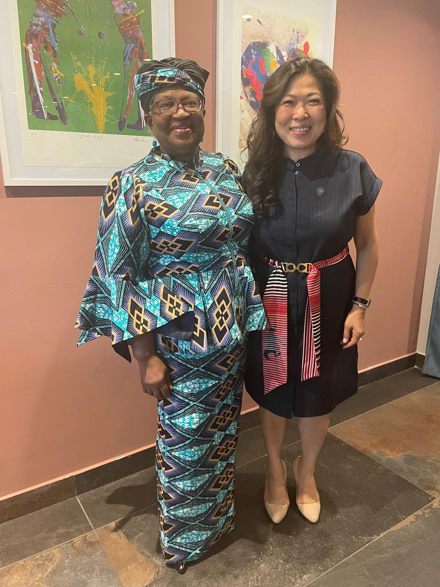 CanadaTrade's tweet image. Minister Ng met with @WTO Director General Ngozi Okonjo-Iweala to discuss #WTOReform and how to advance #WTO work: canada.ca/en/global-affa…

#RulesBasedTrade #InclusiveTrade #OttawaGroup