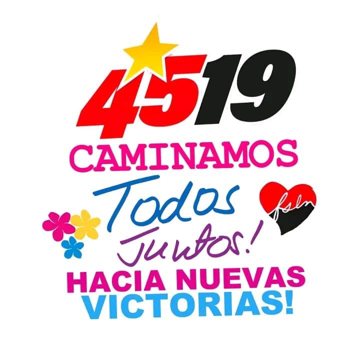 ¡Somos Patria, Somos Revolución! ❤️🖤✊🏼🇳🇮 
#Nicaragua 
#LaPatriaLaRevolucion 
#4519LaPatriaLaRevolucion