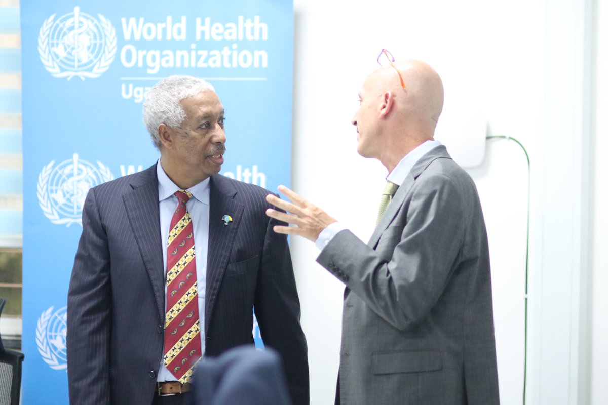 Health Development Partners in #Uganda today bid farewell to outgoing <a href="/WHORepinUganda/">WHO Representative in Uganda</a> Dr. <a href="/tegegny/">Yonas Tegegn WOLDEMARIAM</a>, acknowledging his unwavering commitment and contributions to #Uganda's health sector over the last 6 years.