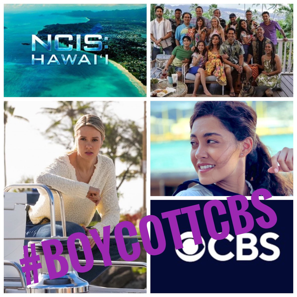 FoekenFenny's tweet photo. Well @CBS it’s me again
You had it all with #NCISHawaii a female lead, great representation, chemistry in the castmembers and great location. You ruined it for more of the same white men lead old stuff. So we #boycotCBS until you #SaveNCISHawaii Do Better love is love, always! https://t.co/VKUSgXeqBh