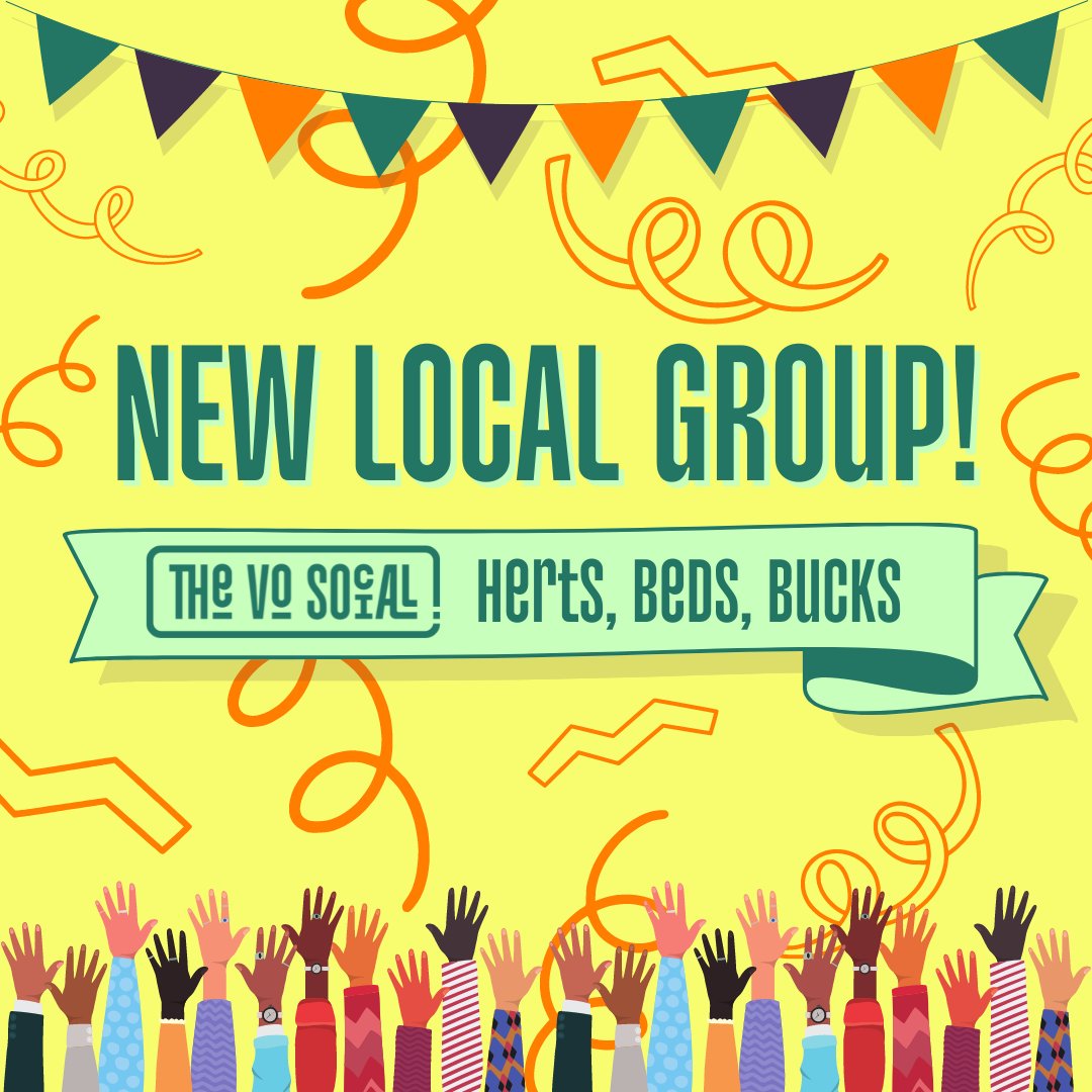 We have a NEW local VO Social group for anyone in the Herts, Beds or Bucks area!

If you're local join the FB group &amp; pop along to their 1st social on 4 Sept!

Huge thank you to our 2 new local group leaders Sophie and Matt. 

YAY for being social 🙌🏻🎉

facebook.com/groups/1107479…