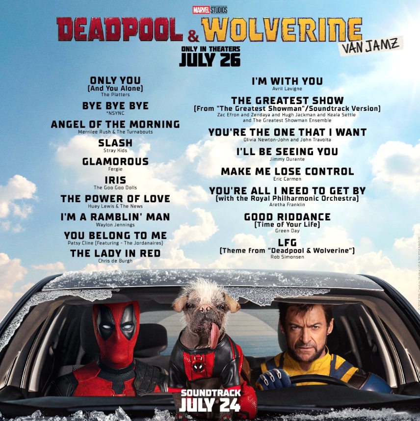 AboutMusicYT's tweet photo. Stray Kids will take part in the soundtrack of 'Deadpool And Wolverine', with a new song titled 'Slash', out July 24th. https://t.co/q7GHuo2jtD
