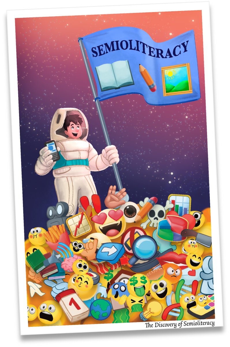 Excited about the frontispiece to my upcoming monograph - Of Emoji and Semioliteracy: Reading, Writing, and Texting in the Literacy Instruction Classroom (Brill Research Perspectives in Popular Culture, September 2024) ! brill.com/display/title/… <a href="/degruyter_brill/">De Gruyter Brill ➡️ @degruyterbrill.bsky.social</a> 
<a href="/artofelijahtan/">Elijah Tan</a>