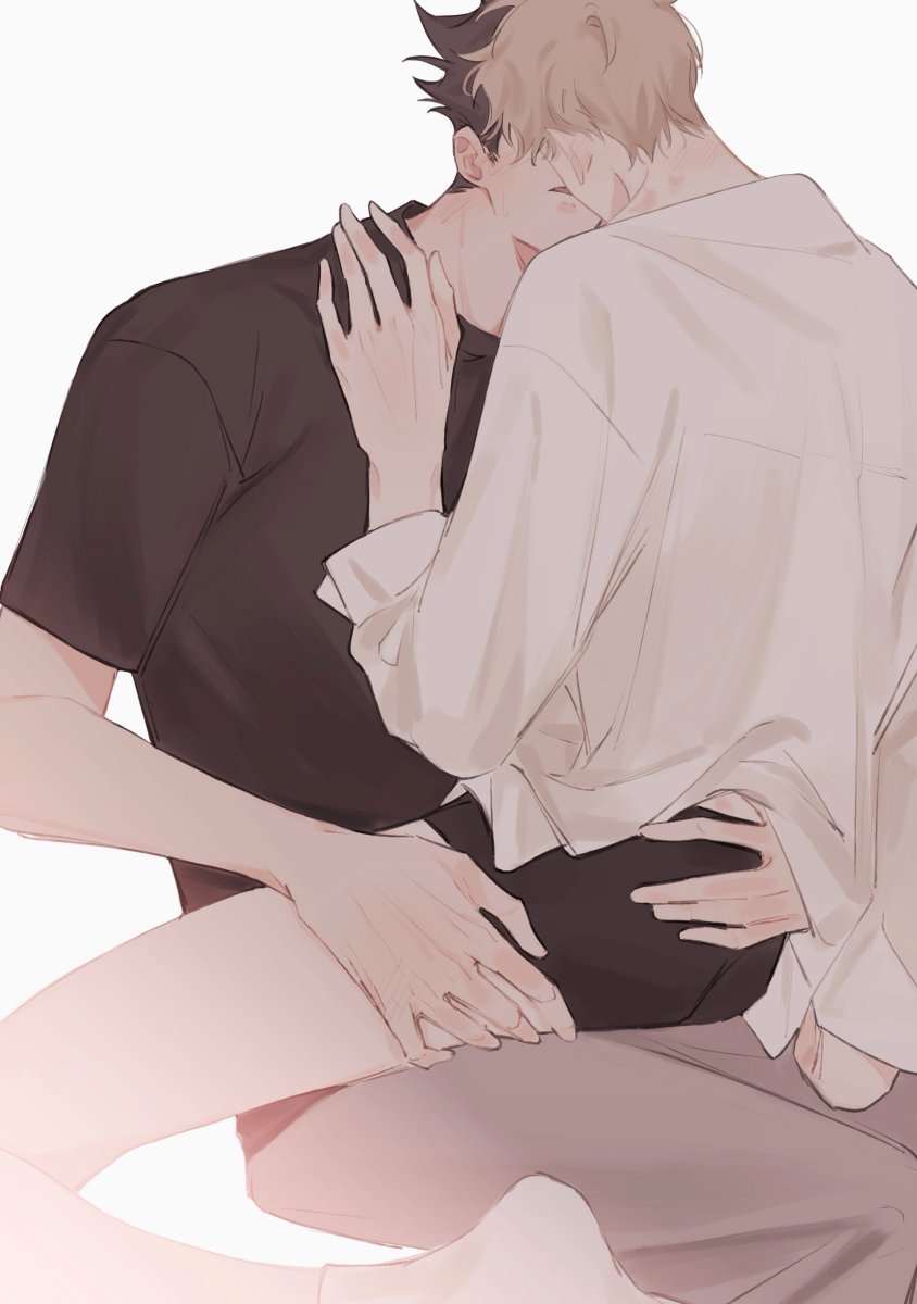 hellomayu_'s tweet photo. more, their touches begged #haikyuu #kurotsuki #クロ月 https://t.co/4Ij8rGQKng
