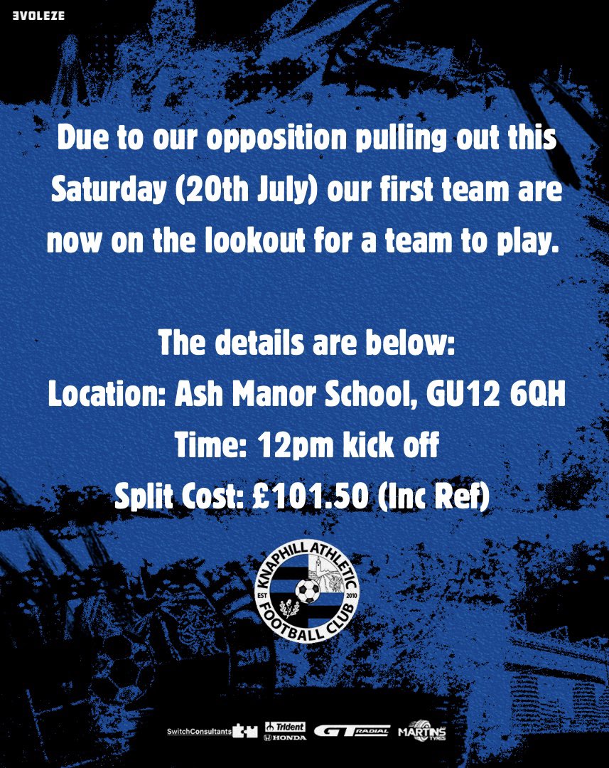 Knaphill Athletic FC (@knaphillafc) on Twitter photo 