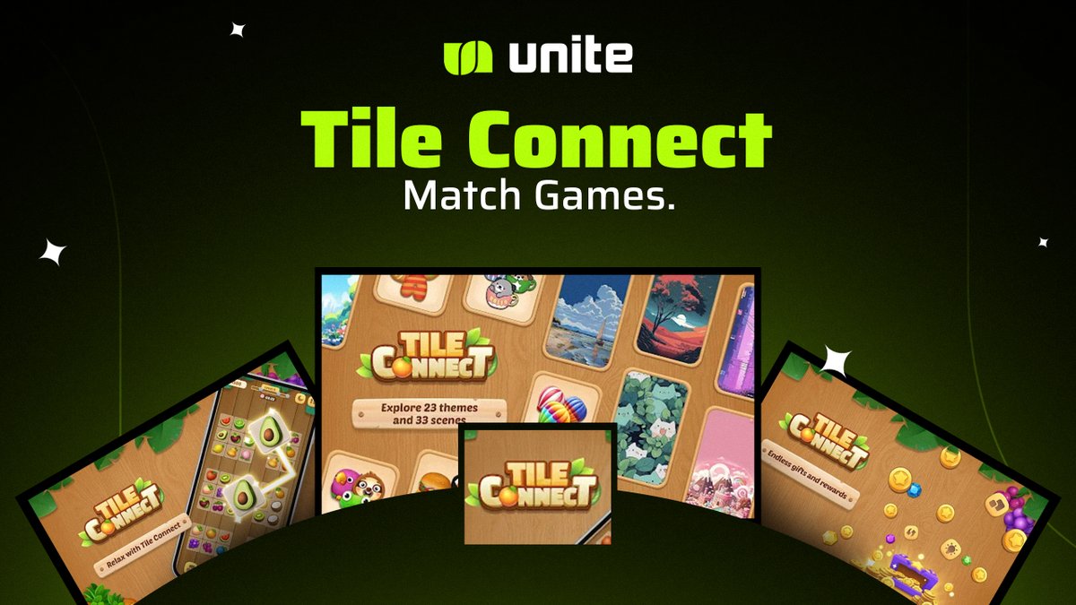 uniteio's tweet photo. Tile Connect: Relax and have fun matching identical tiles. Clear levels and face increasing challenges. https://t.co/Uo4IVlrOSH