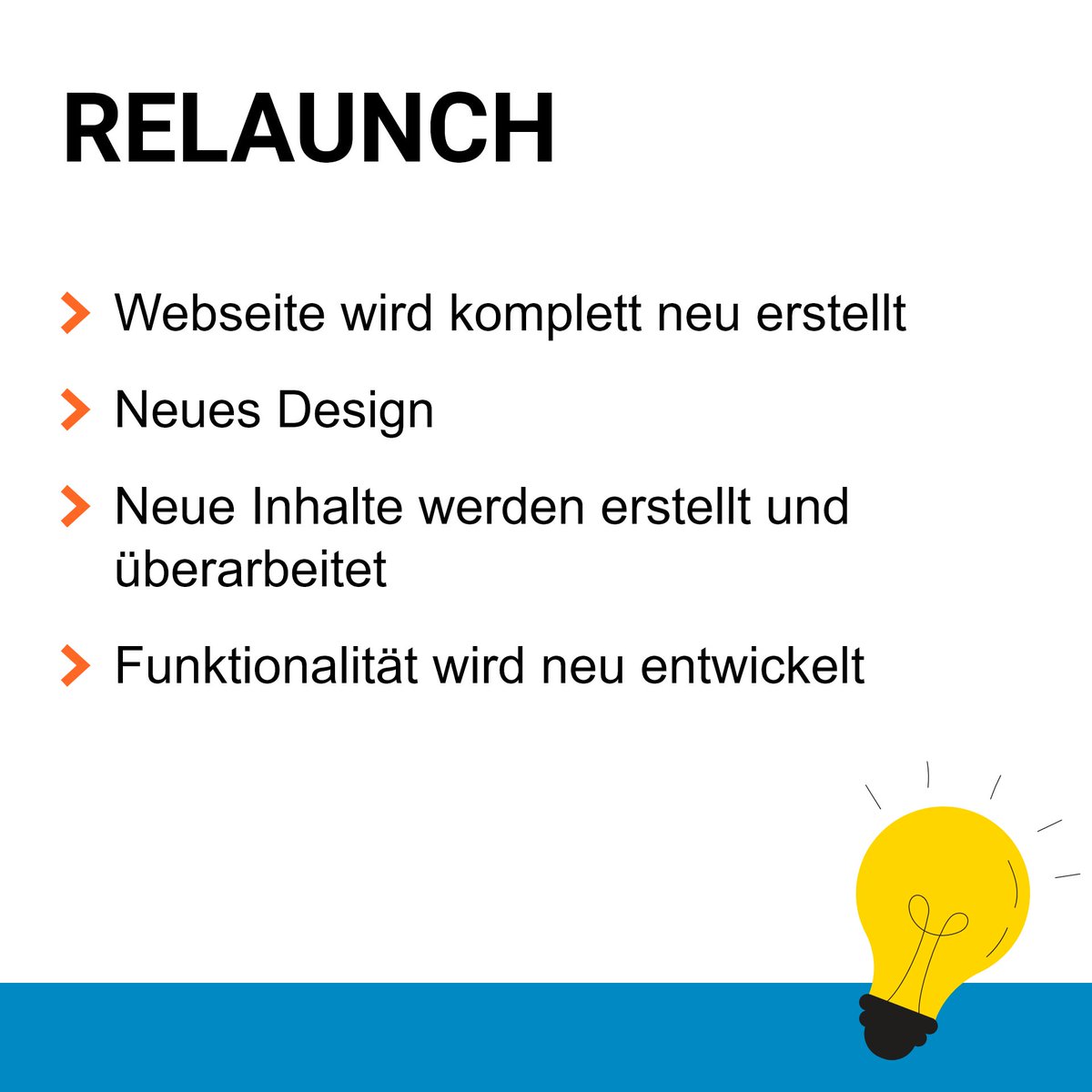 SimpleThings_de's tweet photo. Mit der Zeit verändern sich die Bedürfnisse und Anforderungen einer Webseite eines Unternehmens. #Rebrush, #Redesign oder #Relaunch? Was ist das richtige für meine Webseite? Wir beraten dich gerne dabei, deine Seite aktuell zu halten und ihr neuen Glanz zu verleihen. https://t.co/ORzuEhJ2wH