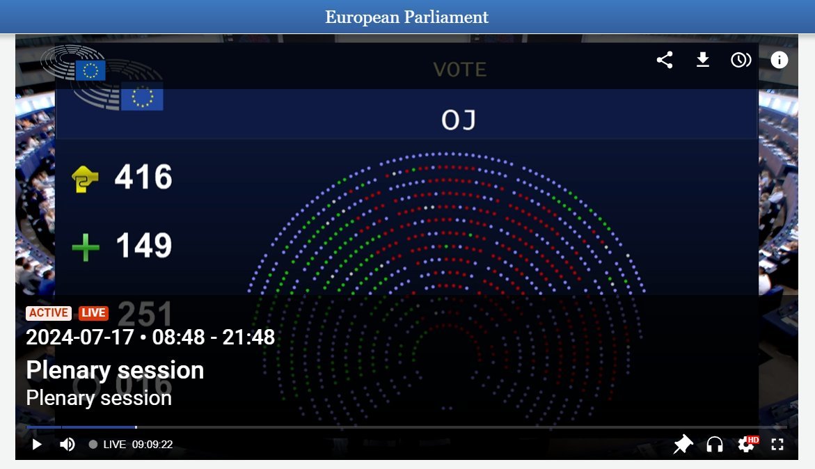 ⚠️1st vote of this 10th <a href="/Europarl_EN/">European Parliament</a> term today - on the request to add a point on the most dramatic situation in #Gaza -⬆️Left, Greens &amp; most SD - votes⬇️not necessarily to be seen as content opposition - urgent PE action needed - for the RCV of BE MEP👇europarl.europa.eu/doceo/document…