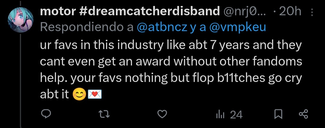 protectdeukae's tweet photo. DREAMCATCHER ANTI‼️
⚠️HELP TO REPORT/BLOCK⚠️ 

• It's abusive or harmful ➡️ it's disrespectful or offensive
• Targeted har4ssment 
• Sp4m/H4cked
  
📎https://t.co/rwlxcpq0I9

REPORT + BLOCK, DON'T ENGAGE https://t.co/en8wsUVOTy