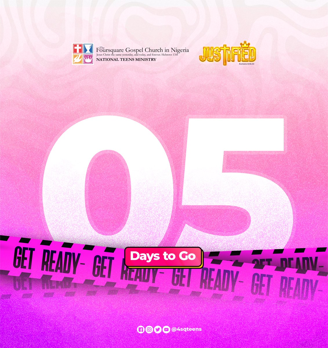 4sqteensng's tweet photo. We have 5 more days to go on our countdown to Teens Week!
#4sqteens #teensweek24 #justified #iamjustified https://t.co/hD2O1frDCV