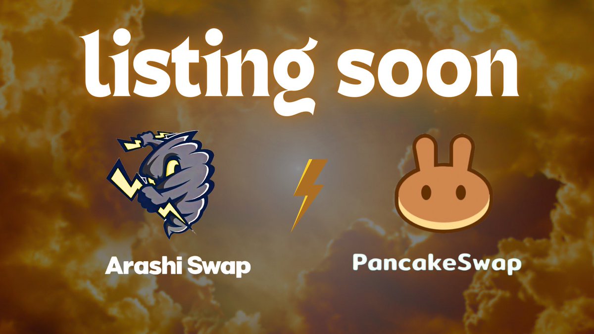 arashiswap's tweet photo. Arashi Swap is preparing for its PancakeSwap debut! 🌪️

Brace yourselves for the storm! ✨

#b2e #burn2earn #difines #crypto #defi https://t.co/j5nLTy3D9w