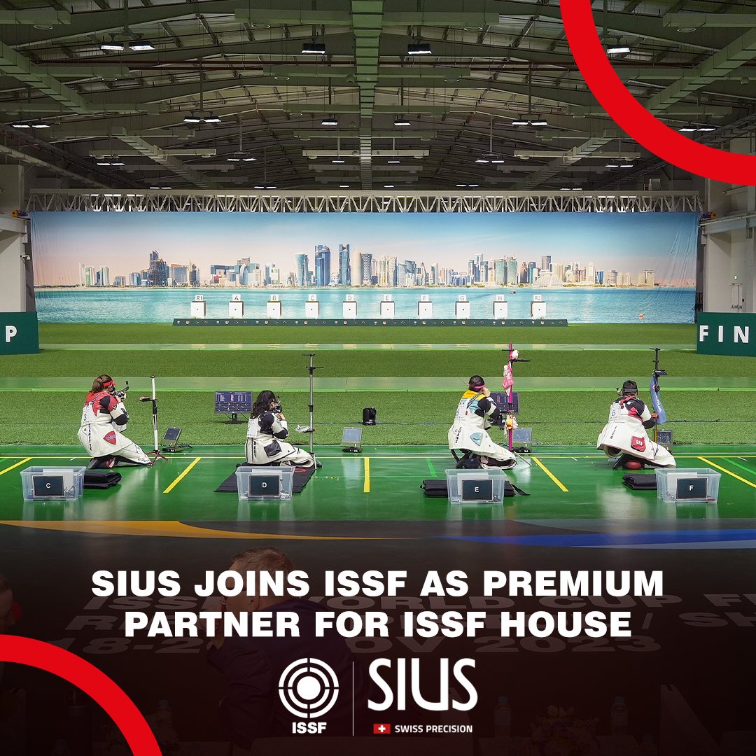issf_official's tweet photo. ⚡️ ISSF is thrilled to announce that @SIUS_AG, the leading manufacturer of electronic target & results systems, is now an official Premium Partner of #ISSFHouse, the hospitality & media hub for #shootingsport during the #Paris2024 Olympic Games!
#ISSF #SIUSTarget #SIUS