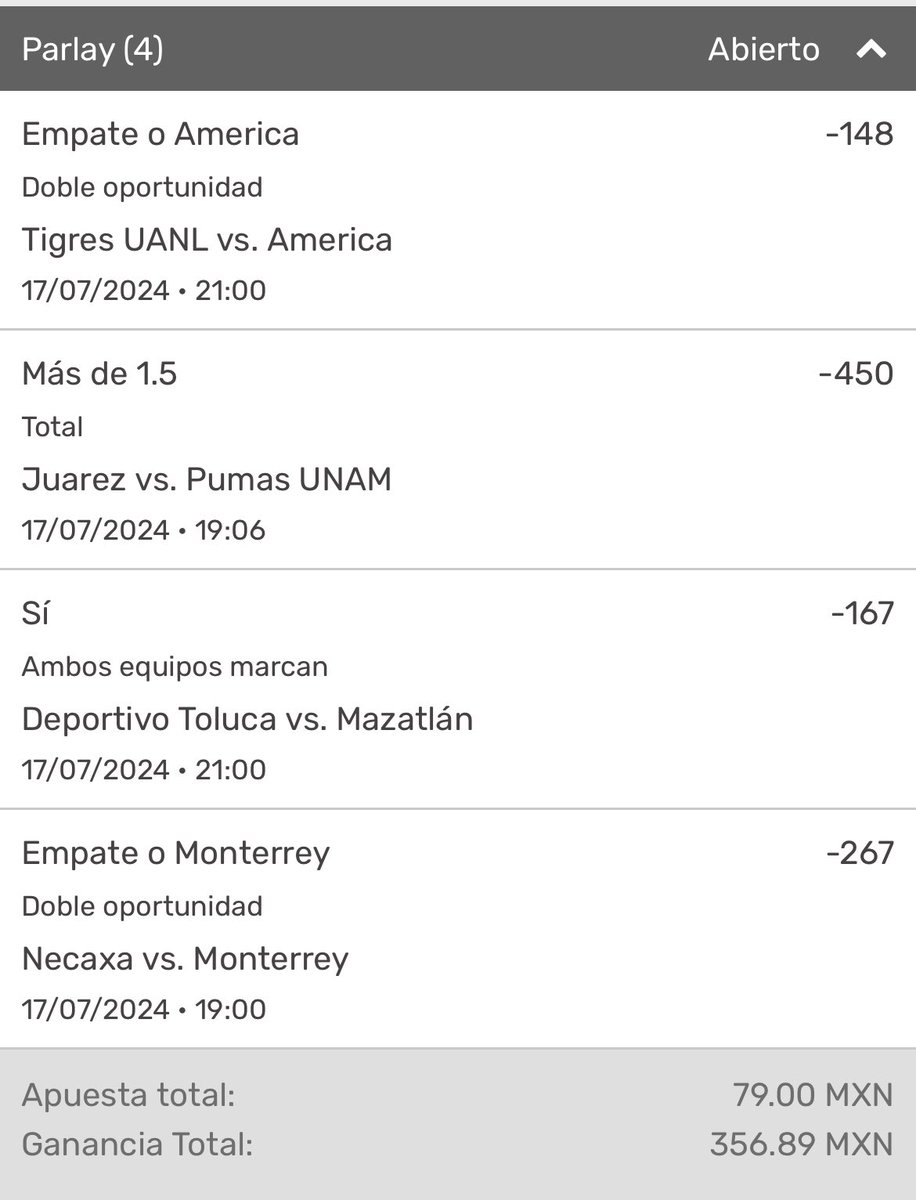 CocodriloPicks's tweet photo. Buen día mis iguanos, ayer ganamos fácil el parley de Liga MX con PA. ✅💰

El día de hoy les traigo otro parley de todos los partidos del día, OJO al depender de 4 resultados evidentemente sube la dificultad del mismo, para que cuiden la cantidad que le van a meter. 🍀⚽️ https://t.co/cEmsUjgFw7
