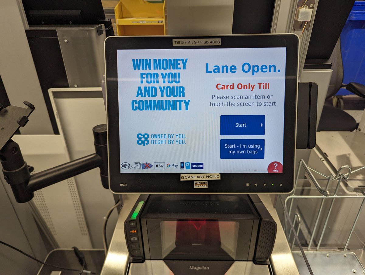 Big news, the 2010s self scan help lady that was built in to the software has gone from today (more or less) too, picture from test unit a few weeks ago.