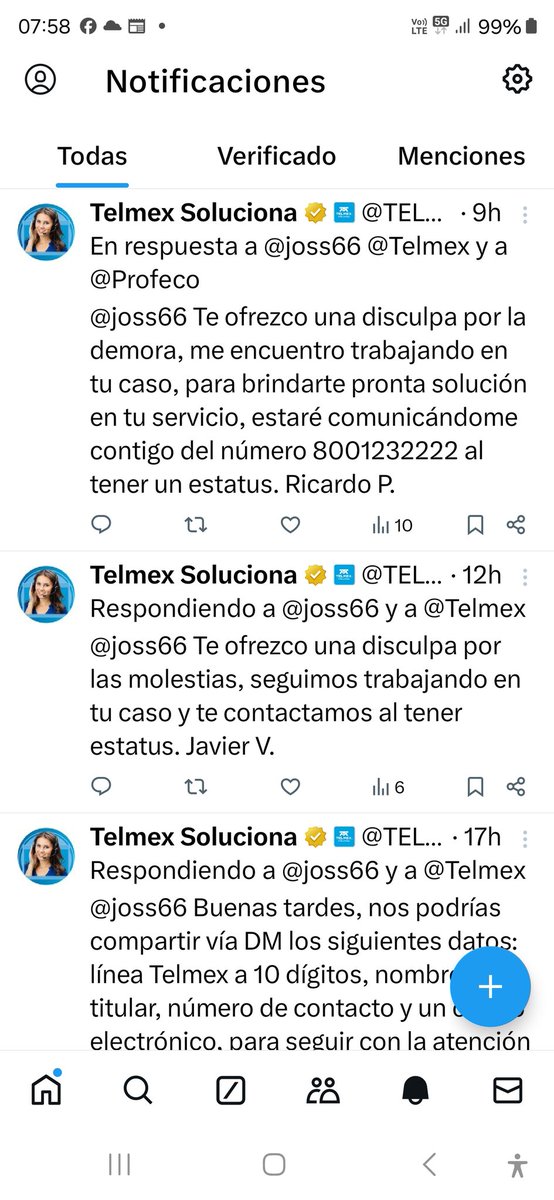 joss66's tweet photo. #telmex @TELMEXSoluciona @Profeco el gran problema y lo que da más coraje es tener que mantener la esperanza de que algún día realmente me atenderán cada ves me convenzo más de que  lo mejor es buscar otra opción. https://t.co/FQVD1SV79v