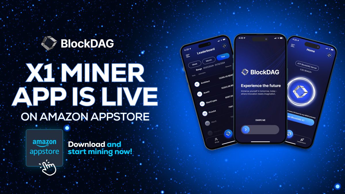 🚀The X1 Miner App is NOW available for download on the Amazon App Store for all Android users! 🔥 

🔍Search "BlockDAG X1" - It's giving MINING FOR ALL!

🚨The 40% PRICE INCREASE is coming sooner than you think! 

📱Download now: shorturl.at/xsaue