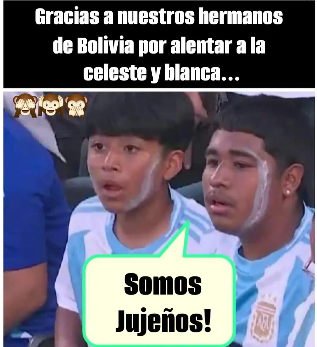ElTurco85571103's tweet photo. @RosaritoXi @evelynmundo Jajaja ya pasó lo del descenso. Además, no se muestra debilidad ante los bosteros. Se dice "cosas del deporte" o algo así. Hablando de coyas. Esto está circulando en Jujuy 🤦🤦🤦 https://t.co/JaVcn9hqbo