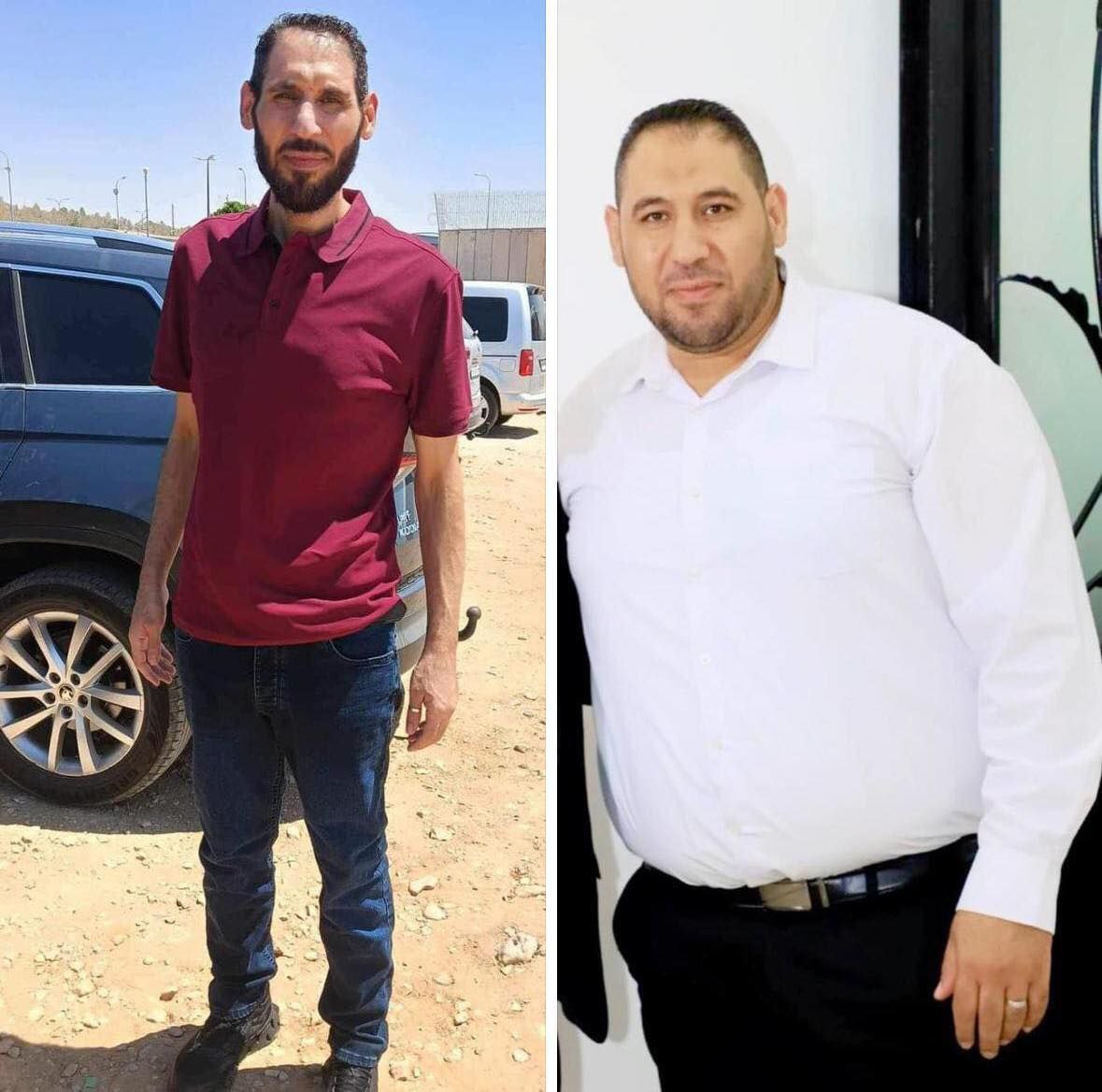 El prisionero palestino Adeeb Mafarjeh fue liberado esta mañana de las cárceles israelíes. 

La imagen de la derecha muestra cómo se veía antes de su encarcelamiento, mientras que la imagen de la izquierda muestra cómo se ve hoy después de su liberación de una prisión Israelí.