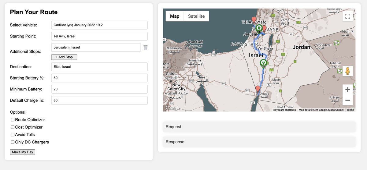 Make_My_Day_App's tweet image. Introducing our #APIinterface designed to showcase the power of the MMD API! It is created specifically for #developers, which integrates our #API and tests it across various environments, offering an intuitive #UI that simulates and displays the API calls made to MMD.