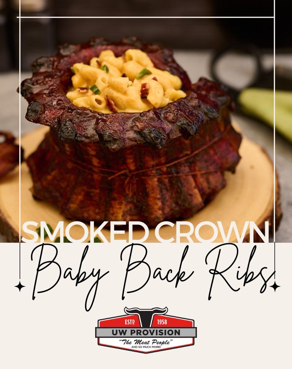 uwprovision's tweet photo. Baby Back Ribs are on SALE😱 Wow your guests with this our smoked crown baby backs!

Recipe Here👇
https://t.co/wbCuoiRm5z https://t.co/5z6kg1BYDT