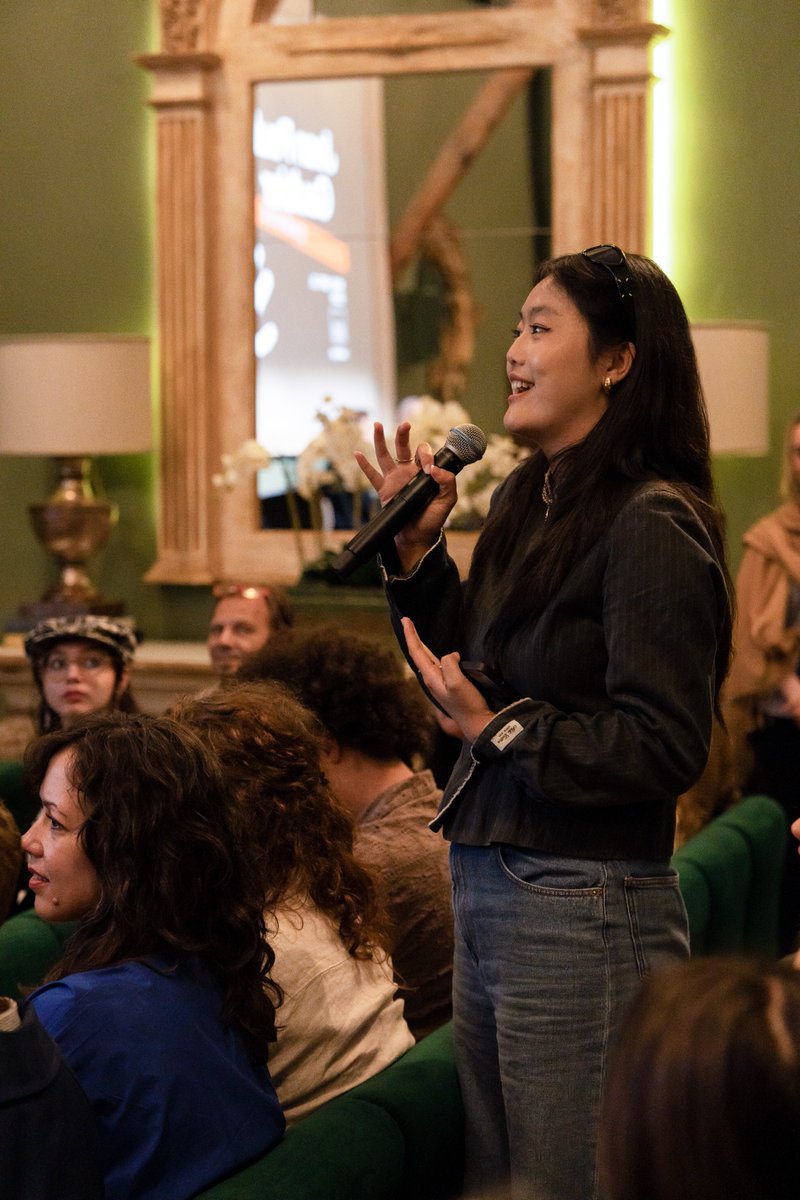 SCADFASH's tweet image. At the opening celebration for “Cinémode par Jean Paul Gaultier,” students and guests had the opportunity to hear from Gaultier about his inspiration behind the dynamic show. Encouraging artistic dialogue, #SCADFASH often includes educational opportunities for #SCAD students.