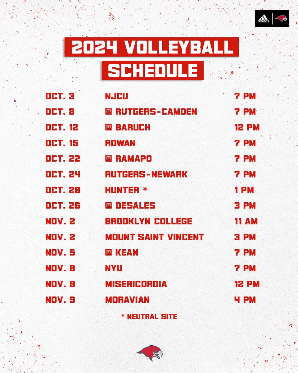 Montclair State Athletics (@msuredhawks) on Twitter photo GO TIME 😤
Unveiling the 2024 Volleyball schedule! 🏐
<a href="/montclairstateu/">Montclair State University</a> | #ComeFlyWithUs GO TIME 😤
Unveiling the 2024 Volleyball schedule! 🏐
<a href="/montclairstateu/">Montclair State University</a> | #ComeFlyWithUs