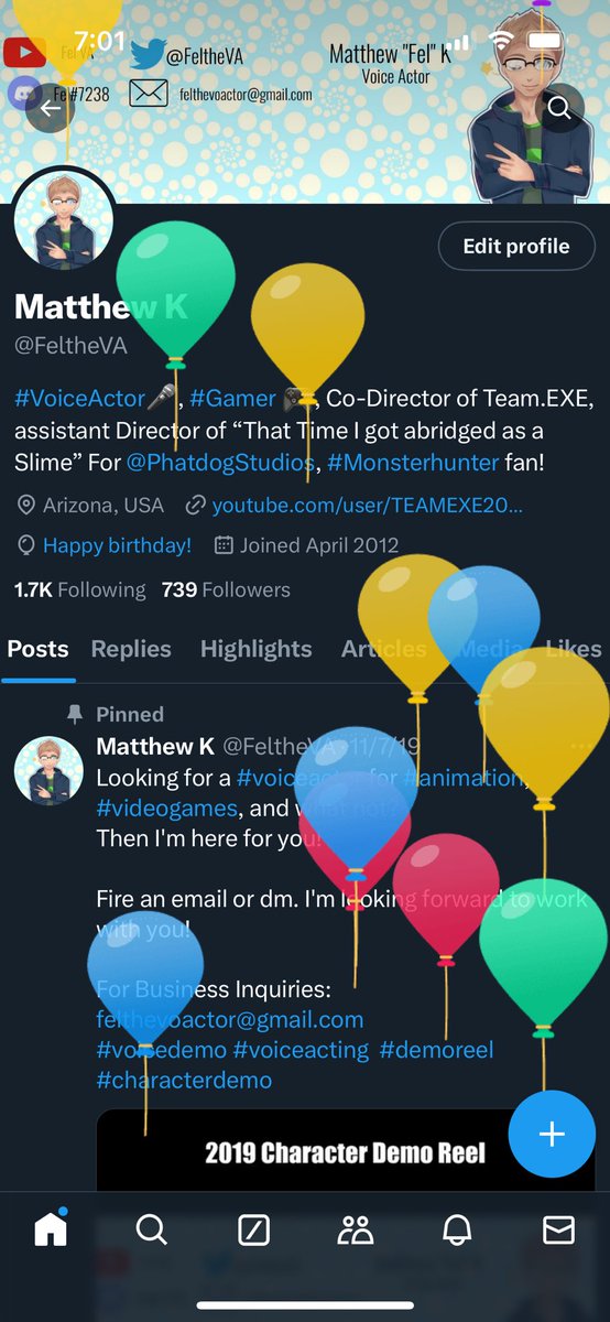 FeltheVA's tweet photo. Well look at that, Balloons here too! https://t.co/J37aFUfcoa
