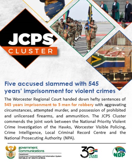 Justice, Crime Prevention & Security Cluster tweet media