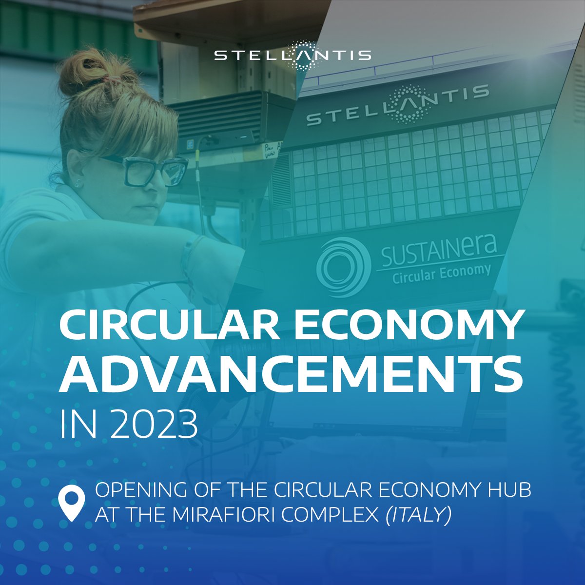 StellantisES's tweet image. #Stellantis cuenta con un modelo de negocio integral de 360º basado en los principios de la #EconomíaCircular para alargar la vida útil de los productos y reducir el uso de recursos naturales. Aquí nuestras actividades en 2023: bit.ly/4cU8IZu #StellantisDareForward