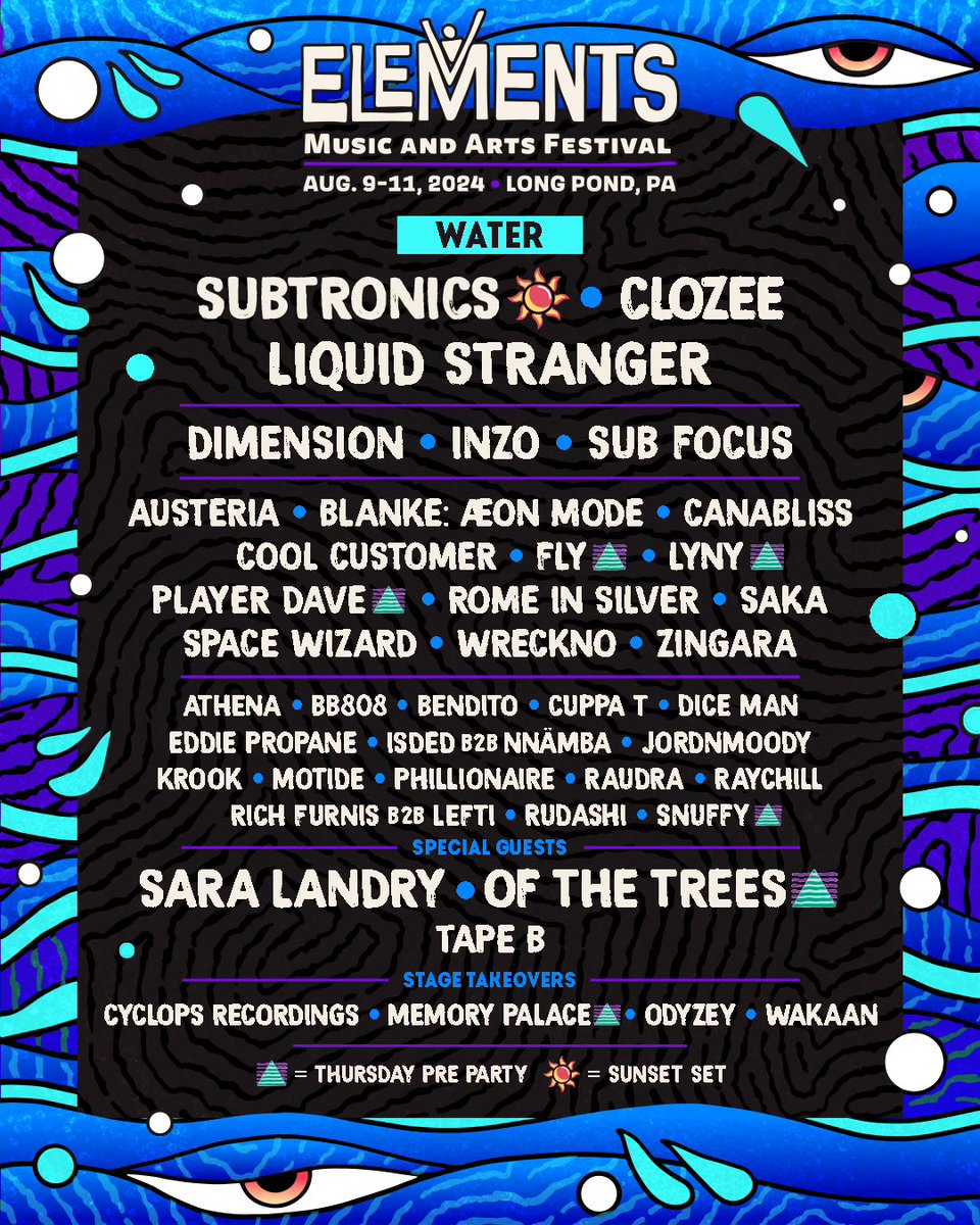 elementsfest_'s tweet photo. Side by Side stage lineups 🎷

We’re gonna boogie all weekend 🕺 https://t.co/pRpimsApzX