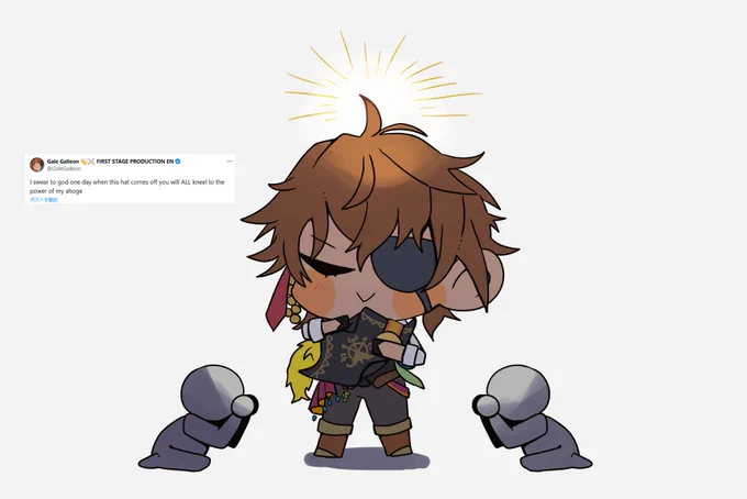 It was cute, so i drew it  #galeGallery 