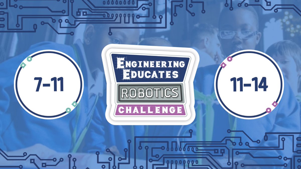 Our new Engineering Educates Robotics Challenge targets pupils aged 7-11 and 11-14! ⚙️

Sign up to explore the new theme, starting from September 2024.
#EngEduChallenge #RobotsInSchools #STEMeducation

engineeringeducates.org

<a href="/UKRobotics/">UK-RAS Network</a> <a href="/OfficialUoM/">The University of Manchester</a> <a href="/UoMSciEng/">UoM Science and Engineering</a> @SSSERCofficial