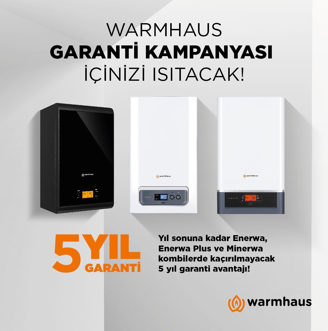 warmhausoff's tweet photo. 5 Yıl Garanti Kampanyası, 1 Temmuz – 31 Aralık 2024 tarihleri arasında sadece Yetkili Servislerimiz tarafından devreye alınan Enerwa, Enerwa Plus ve Minerwa kombilerde geçerlidir. https://t.co/2AhRV5xhu0