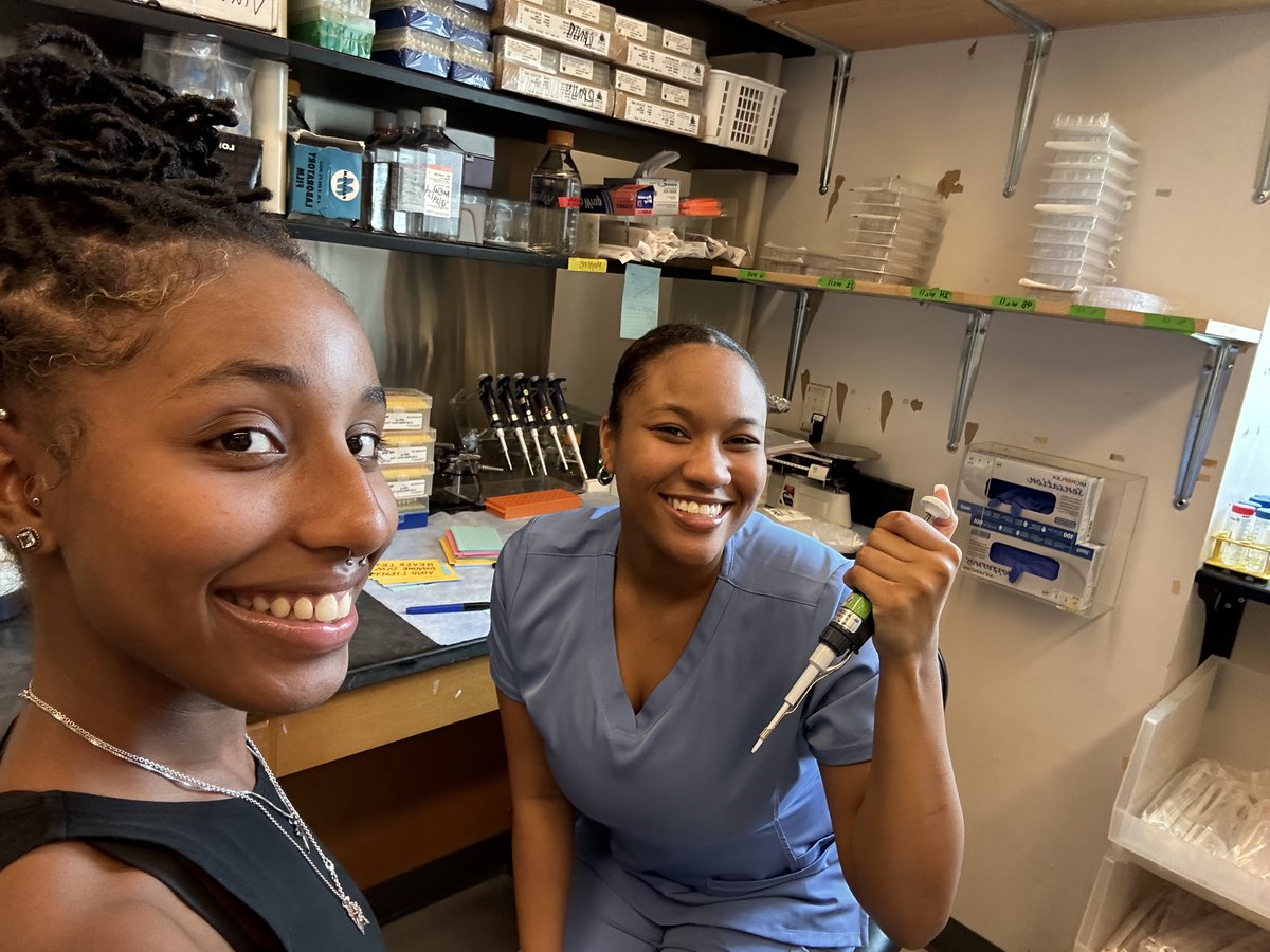 SpelmanCollege's tweet image. Meet Taylor Richardson, C’2026, &amp;amp; Kaia Bruce, C’2025. Through the LGS-SOAR Program at Emory University, Taylor and Kaia are diving into infectious diseases research under the mentorship of Dr. Stephanie Pouch and Dr. Zanthia Wiley. #SpelmanSummer #SpelmanExcellence