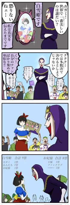 白雪姫と多数決。