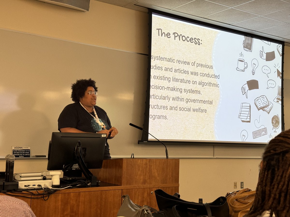 UMass Public Policy (@umasspolicy) on Twitter photo Brittany Houston & Rylyn Williams <a href="/UMassPolicy/">UMass Public Policy</a> & <a href="/UMassDACSS/">UM Data Analytics & Computational Social Science</a> presented on trust in policing & algorithmic decision-making at the 2024 Social Equity Leadership Conference (#SELC24) co-hosted by @Umasspolicy & hosted by <a href="/napawash/">NAPA</a> & <a href="/UConnSPP/">UConn School of Public Policy</a>. Slides/photos: napawash.org/events/save-th… Brittany Houston & Rylyn Williams <a href="/UMassPolicy/">UMass Public Policy</a> & <a href="/UMassDACSS/">UM Data Analytics & Computational Social Science</a> presented on trust in policing & algorithmic decision-making at the 2024 Social Equity Leadership Conference (#SELC24) co-hosted by @Umasspolicy & hosted by <a href="/napawash/">NAPA</a> & <a href="/UConnSPP/">UConn School of Public Policy</a>. Slides/photos: napawash.org/events/save-th…