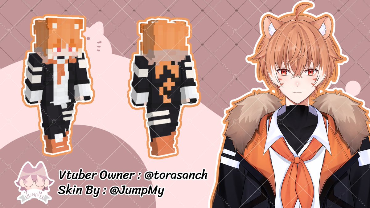 JumpMy3's tweet photo. รับทำskin minecraft ครับผม แน่นอนว่ารวมเชิงแล้ว จะนำไปเป็นของขวัญให้วี หรืออยากมีskinไม่จำเป็นต้องเป็นวีก็จ้าไงด้นะครับ 🐱 https://t.co/jxNpnayt4x
