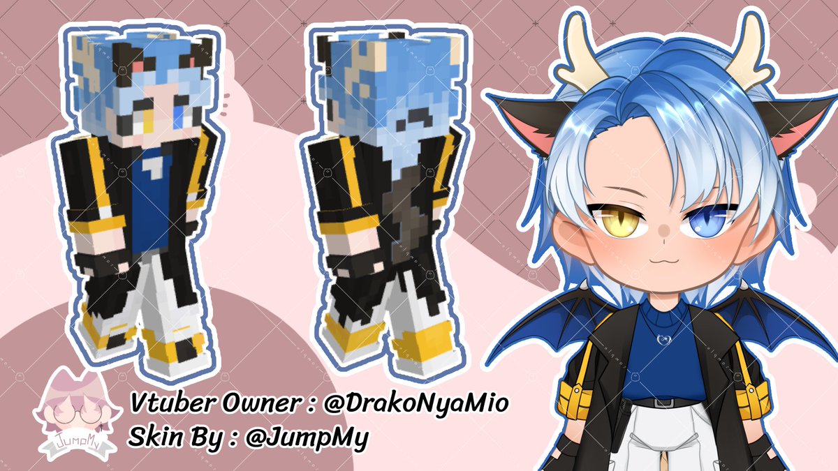 JumpMy3's tweet photo. รับทำskin minecraft ครับผม แน่นอนว่ารวมเชิงแล้ว จะนำไปเป็นของขวัญให้วี หรืออยากมีskinไม่จำเป็นต้องเป็นวีก็จ้าไงด้นะครับ 🐱 https://t.co/jxNpnayt4x