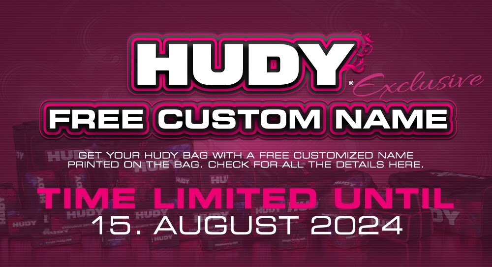 teamHUDY's tweet photo. Don't miss a chance to get your own custom 199270-C HUDY Lipo Safety Bag. Deadline for orders is 15th August 2024. For more info contact your local dealer. https://t.co/Xfx5xmViwN
#HUDY https://t.co/kDk1LOTV90
