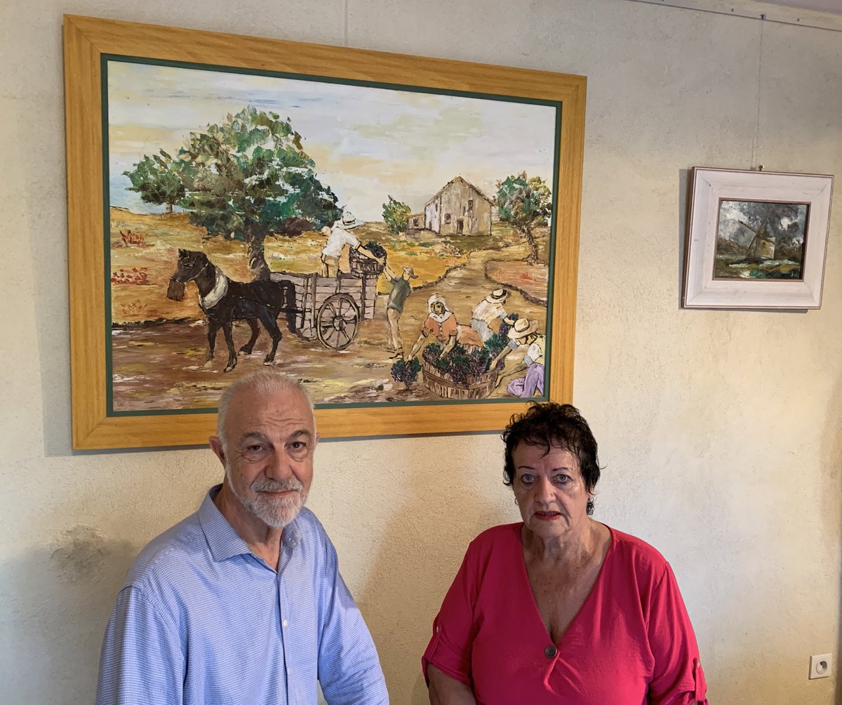 JMCambaceres's tweet photo. Accrochage dans show-room #masMathieu (#Gard) de tableaux de l’artiste peintre autodidacte #Nina. De son vrai nom #JanykChassang, résidant à #Beauvoisin, elle a déjà réalisé une trentaine d’expositions. Vernissage le 27 pour «Rencontres d’été» traditionnelles des @AmisMasMathieu. https://t.co/V4oAjm2gJQ