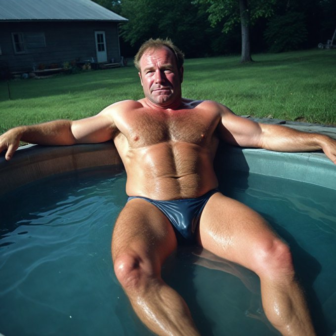 Dad in Homemade Pool from https://t.co/uDvNgxp2En new series  --  #contractorlife #construction #renovation<a href="/tag/renovation"class="tags"><span>#renovation</span></a><a href="/tag/remodeling"class="tags"><span>#remodeling</span></a><a href="/tag/homeimprovement"class="tags"><span>#homeimprovement</span></a><a href="/tag/construction"class="tags"><span>#construction</span></a>